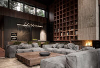 Rich Exquisite Modern Rustic Home Interior Minimalism