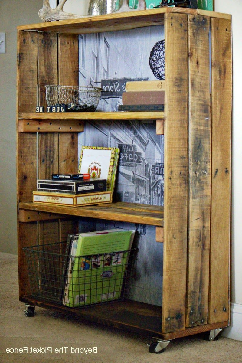 Rustic Industrial Shelf Made With Pallet Wood Httpbec4 Beyondthepicketfenceblogspot