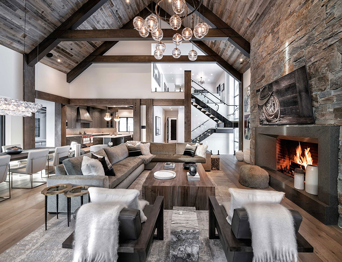 Rustic Living Rooms How To Decorate Stunning Images