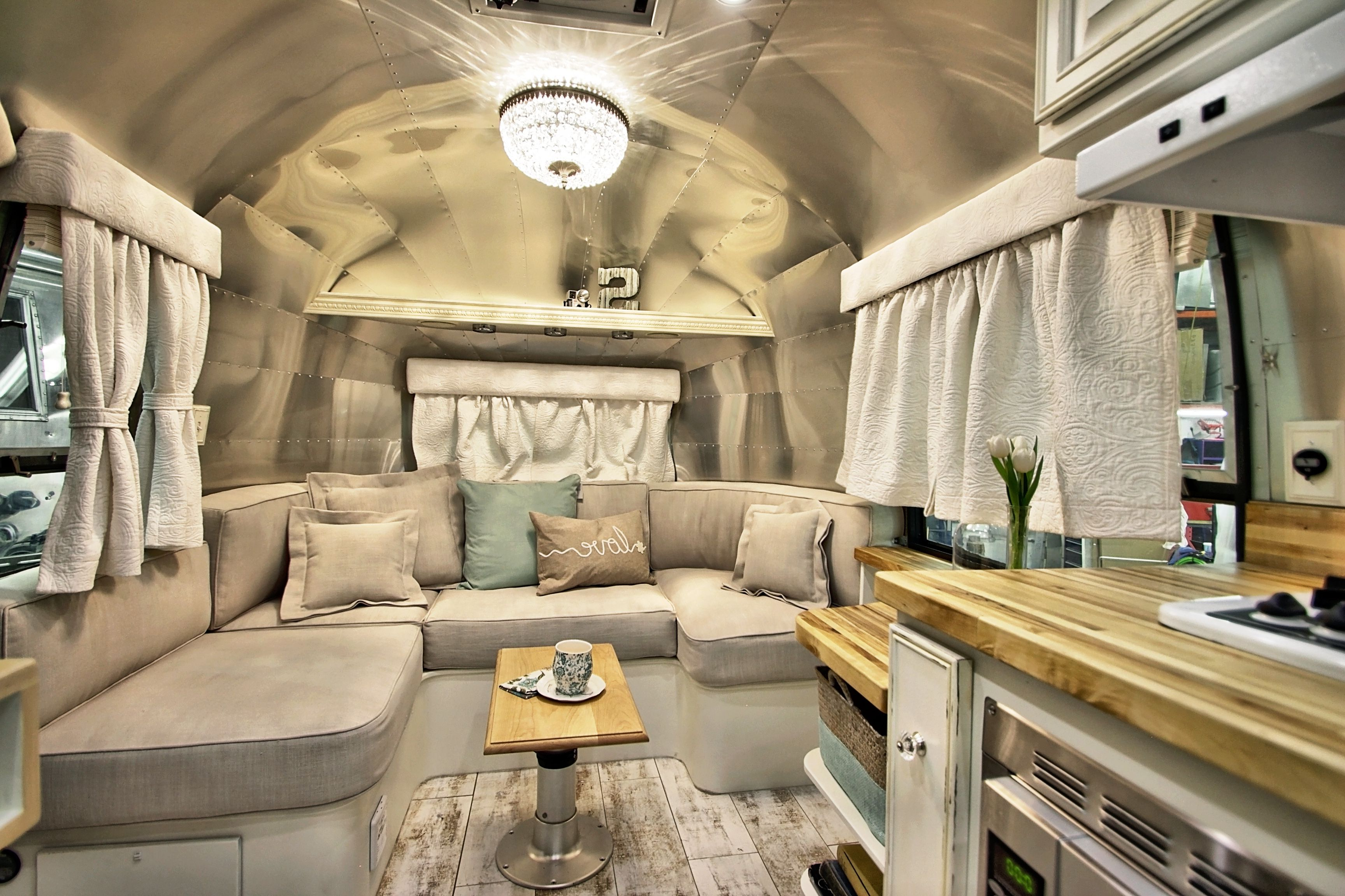 Shab Chic Airstream Airstream Interior Camper