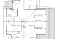 Small House Plan With Four Bedrooms And High Vaulted
