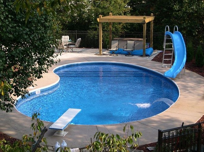 Small Inground Pool Small Backyard Pools Swimming Pools