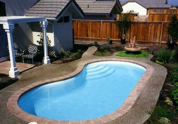 Small Kidney Shaped Swimming Pool Designs For Small
