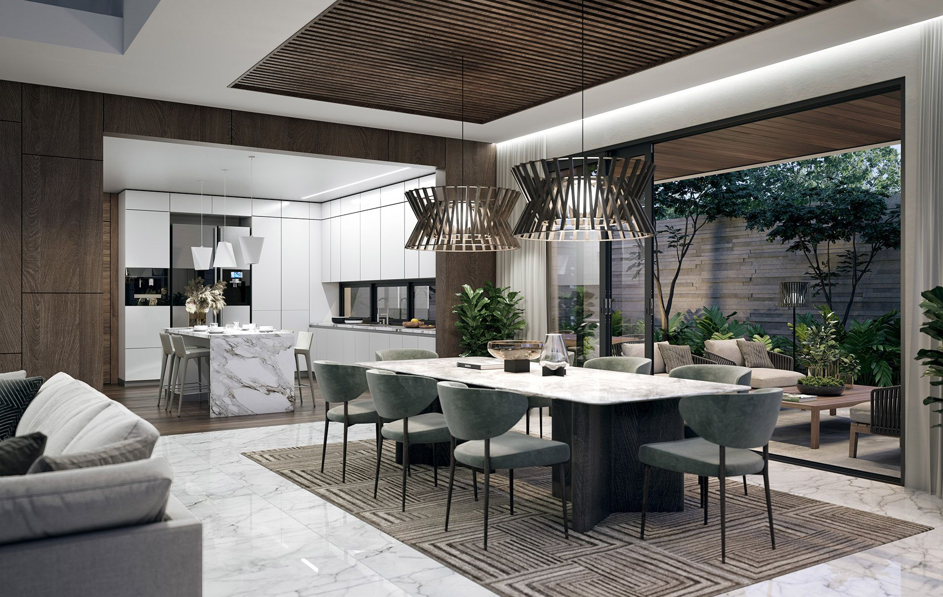 Soho 3 Residence On Behance Luxury Dining Room Luxury