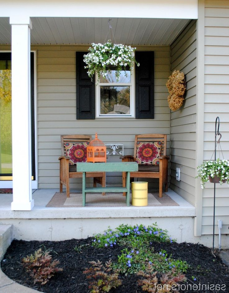 Spring Front Porch Love The Little Table Small Porch
