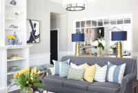 Spring Home Tour With Vibrant Yellows And Pretty Blues