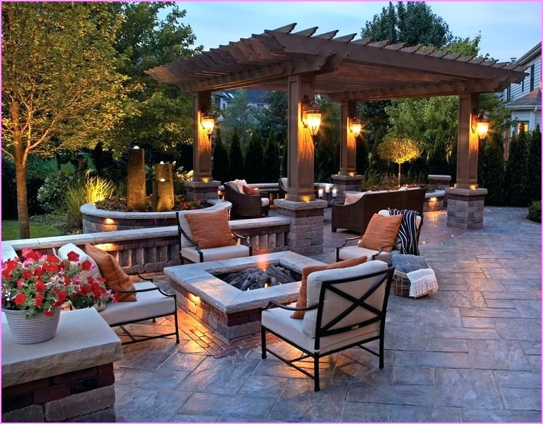 Square Fire Pit Design Ideas Brilliant Backyard With Pits