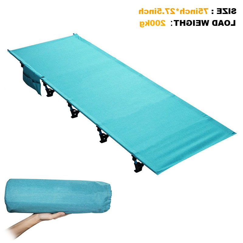 Sturdy Comfortable Portable Folding Camp Bed Cot Sleeping