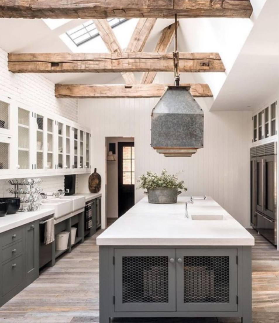 The 15 Most Beautiful Modern Farmhouse Kitchens On Pinterest With Images Modern Farmhouse