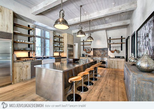 The 25 Best Industrial Kitchens Ideas On Pinterest Industrial House Brick Wall Kitchen And