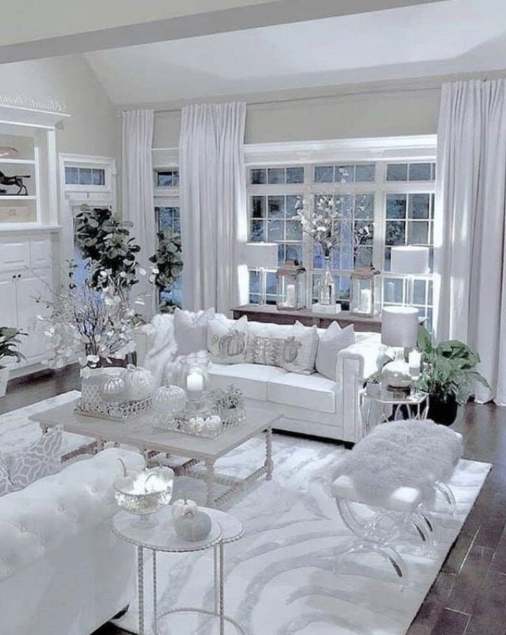 The Most Beautiful White Living Room With Whitcdofa Gl