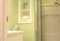 Time For Recess How To Create Shelf Space Between Studs Modern Bathroom Design Bathroom