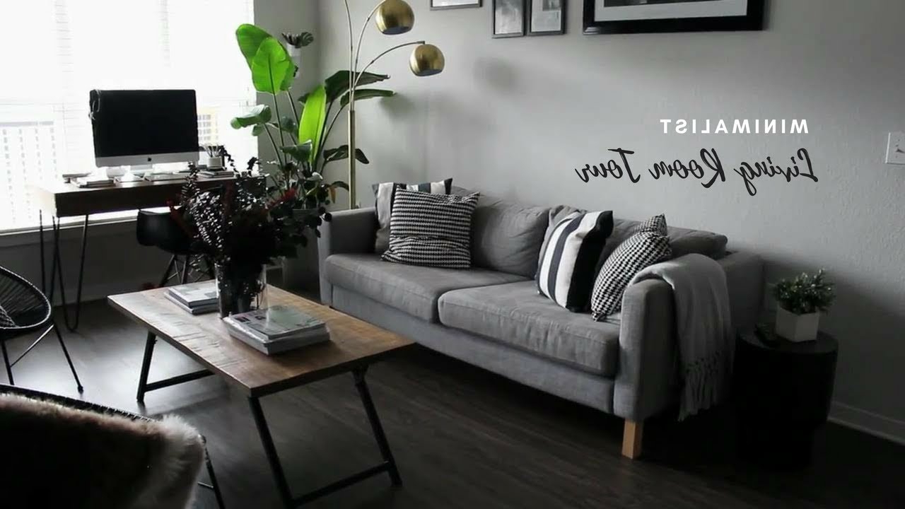 Tiny Minimalist Apartment Living Room Tour Youtube