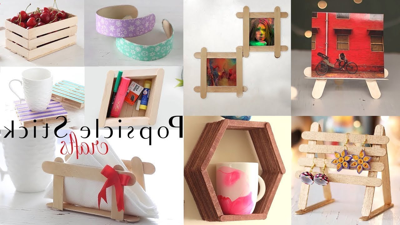 Top 10 Diy Popsicle Stick Craft Compilation Craft Ideas