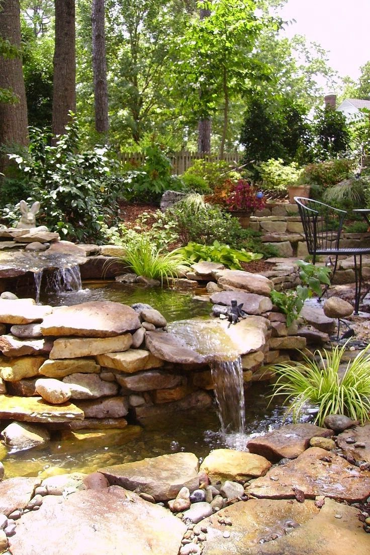 Top 17 Brick Rock Garden Waterfall Designs Start An