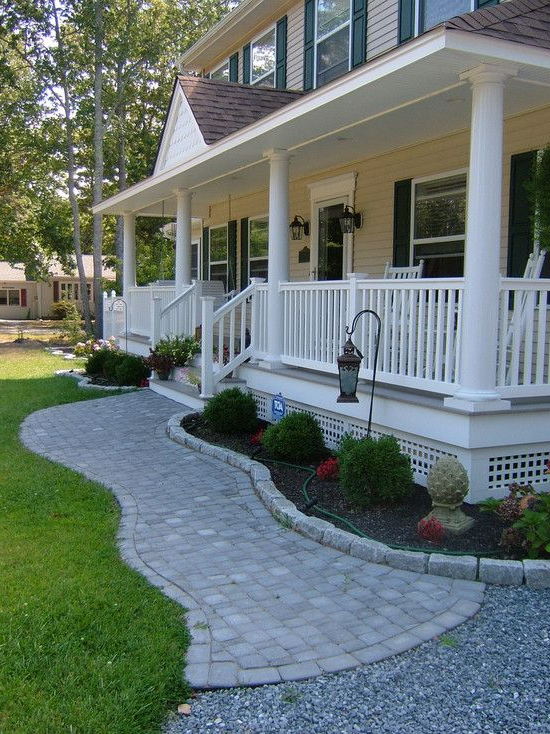 Traditional Exterior Front Porch Design Pictures Remodel
