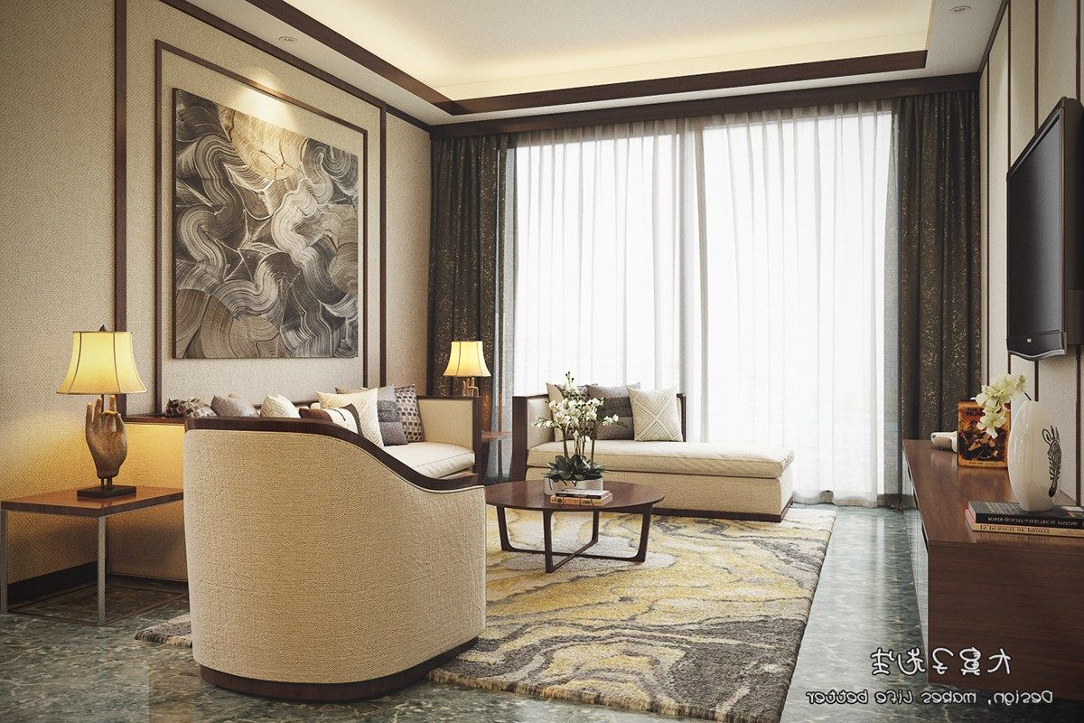 Two Modern Interiors Inspired Traditional Chinese Decor
