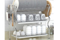 Ultimate Kitchen 3tier Stainless Steel Dish Drainer Drying