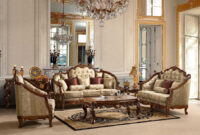 Victorian Style Living Room Sofa Sets Furniture