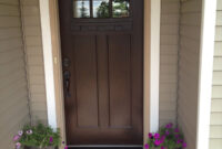We Can Paint Our Front Door Chestnut And Then Add A New