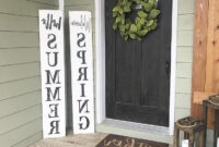 Welcome Spring Hello Summer Reversible Wood Sign Welcome