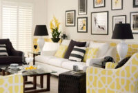 Yellow Monochrome Living Room Grey Yellow Living Room